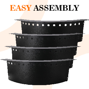 Огневая яма вставка для самодельного костра кольцо тяжеловесное твердое стальное строительство для наружного использования