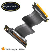 Cable d'extension PCI-E 4.0 personnalisé noir 16x protégé pour GPU