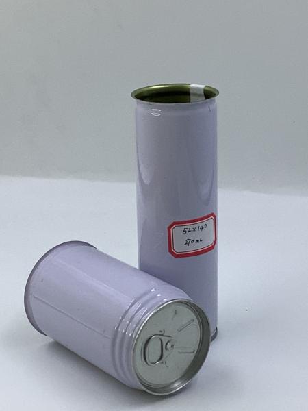 Personalized 270ml Tin Beverage Can 52mm X 140mm Flexible Lightweight And Easy To Carry