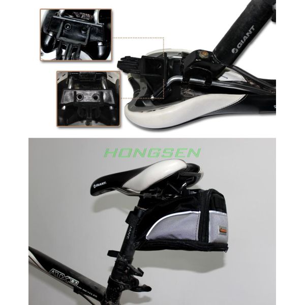 Free shipping Road bicycle saddle bag Mountain bike bag bicycle rear bag, Black bike tool