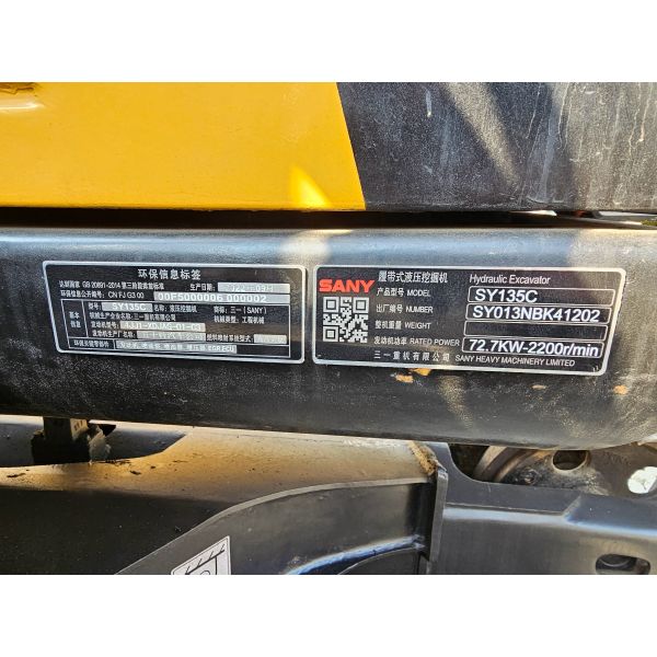 Sany Sy135 Подержанный экскаватор Sy235 Sy155 Sy75 Sy60c Хорошая цена Продажа