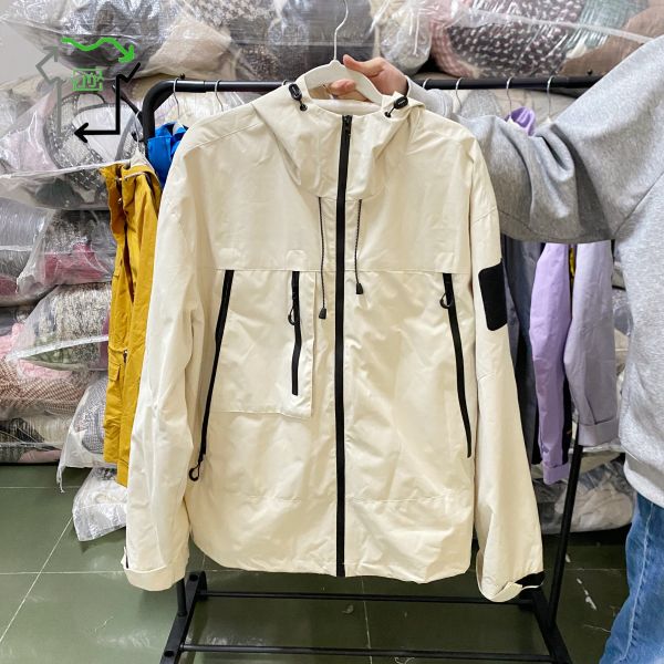Windproof 2nd Hand Coats Preloved Adult Ladies Jumper Clothing Various Colors