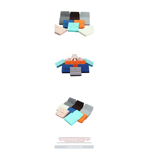 Bolsas de joyería de terciopelo de lujo de lujo
