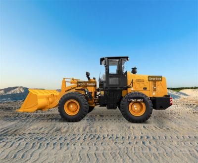 Lonking CDM843 wheel loader 4ton with 2.3m3 bucket  Weichai WP6G175E22 engine