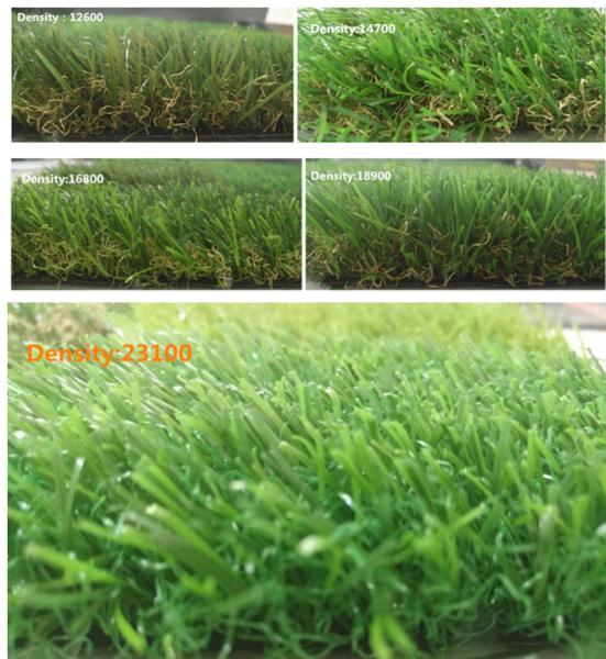 Artificial Lawn Grass For Hotel Other Commercial Buildings Easy Maintenance