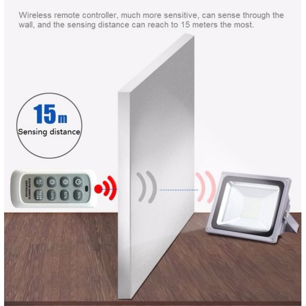 Solar Flood Light with Dimming and Automatic Night Work Mode High Bay LED Light Source
