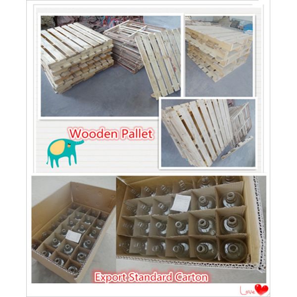 Customized Crystal Glass Juice Bottle from Italy with Cork Sealing Type