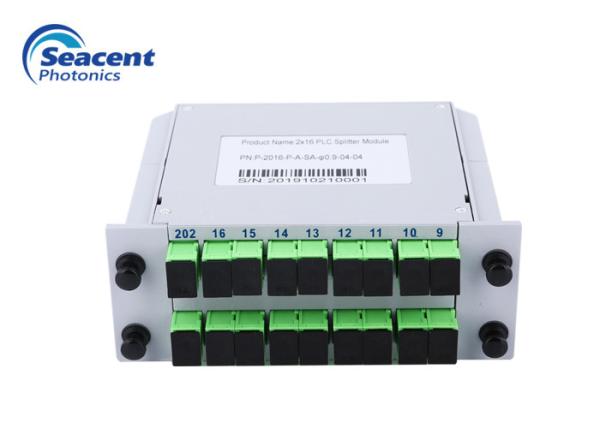 2x16 Cassette PLC Splitter Insertion Module For Fiber To The Home