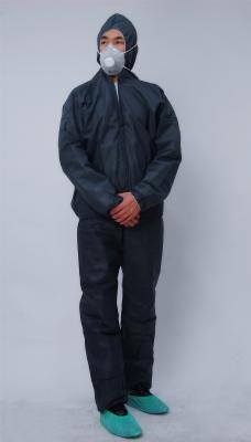 Disposable Protective Waterproof Hooded Coverall, non-woven protective coverall,Protective