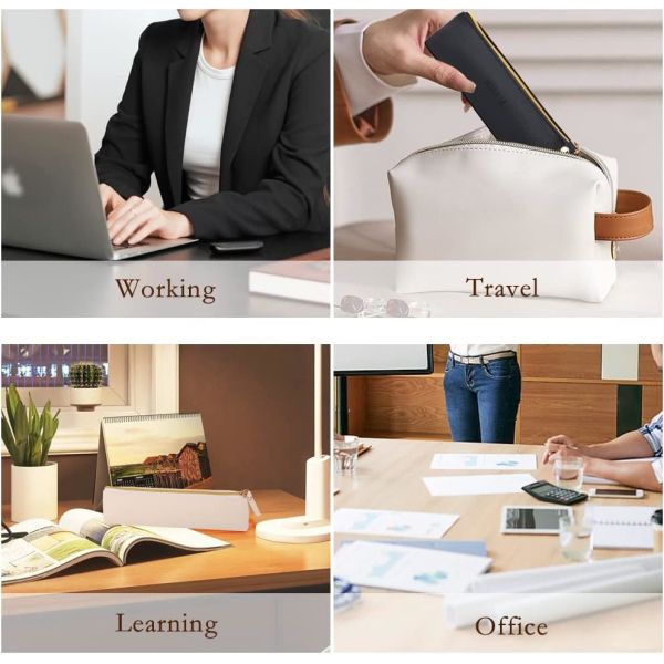 iDream365 pequeño porta lápices para lápices,casilla de lápiz duro para lápices de fuente ejecutivo,plumas de punta de bola