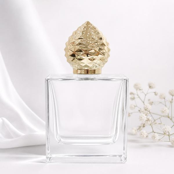 Premium Zamac Perfume Cap with Die-Casting Plating, Magnetic Closure, and Customizable Logo for Luxury Fragrance Bottles