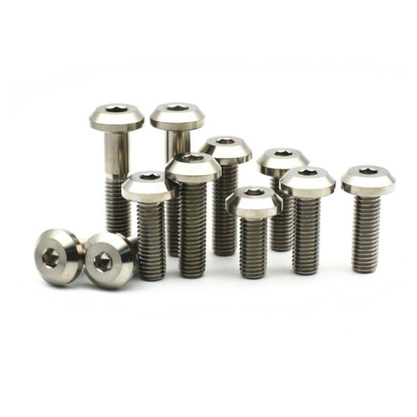 Titanium Disc Brake M6 M8 Bolts Hex Button Head Screw Motorcycle Accessories