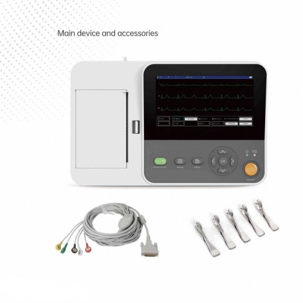 User-Friendly ECG Machine for Cardiac Screening for Community Health Centers and Veterinary Monitoring Devices