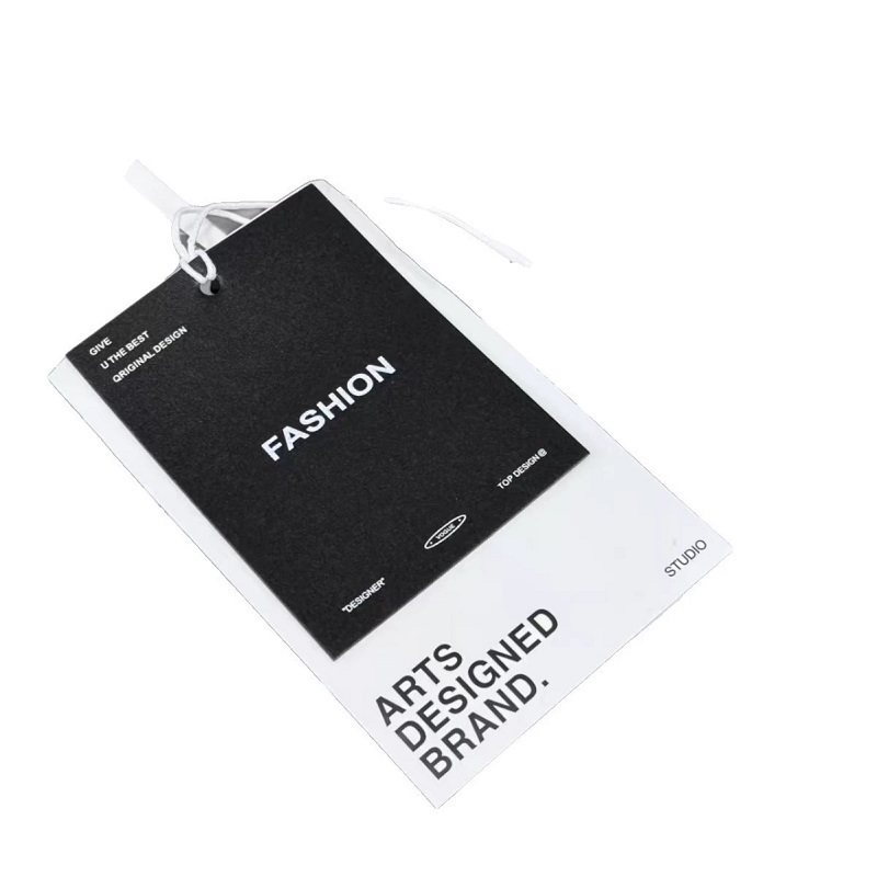 Hang Tags With String Fastener For Apparel And Retail Brand Labeling