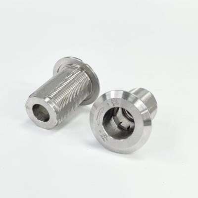 Pièces usinées CNC de précision en acier inoxydable / vis en fer / vannes de vidange