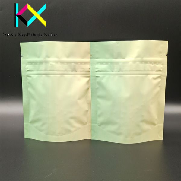 Aluminized Foil Snack Packaging Bags Soft Touch Custom Printed Food Pouches