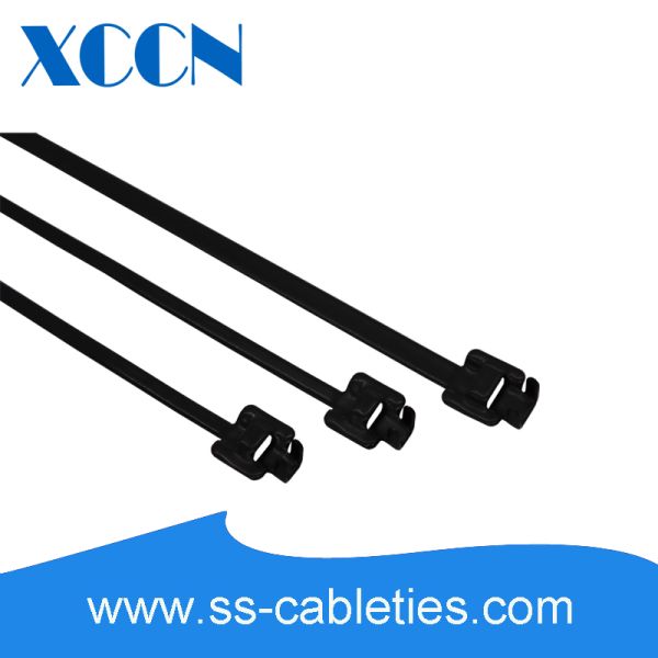 24 Inch Releasable Stainless Steel Cable Ties Low Smoke Material