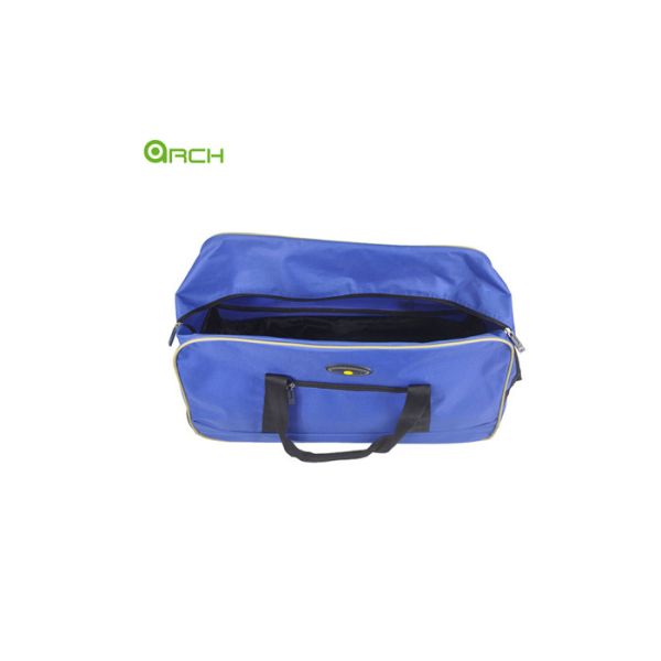 Rolling Bag Printing 600d Polyester Luggage Wheeled Duffle with One Front Pocket