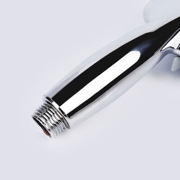 Chrome Color Bathroom Shower Head , ABS Plastic Shower Head Detachable