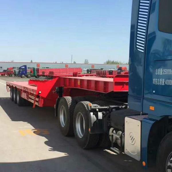 30-60 Tons Loading Capacity Flatbed Semi Trailer For Versatile Transportation Needs