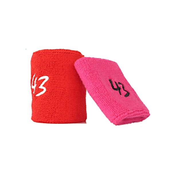 Outdoor Sports Wrist Sweatbands Cotton Materials Absorbs Sweat Effectively
