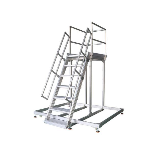 12 Foot 8 Foot 10 Foot Mobile Safety Step Ladder Aluminum Engineering Climbing Work