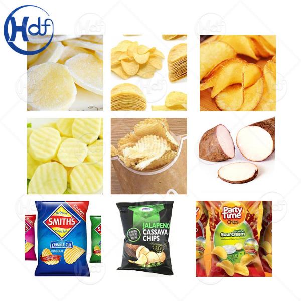 Potato Chips Production Line Frying Snacks Production Line Small Capacity