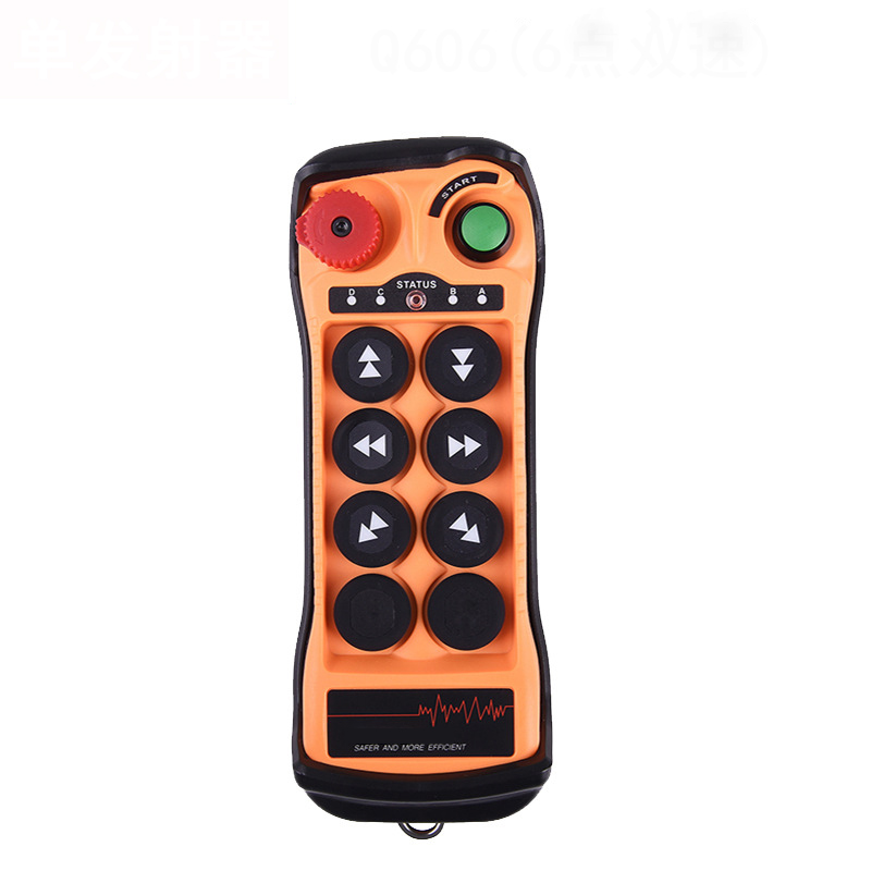 24V DC IP54 Waterproof Industrial Wireless Remote Control for Crane with 100 Meters Signal Distance
