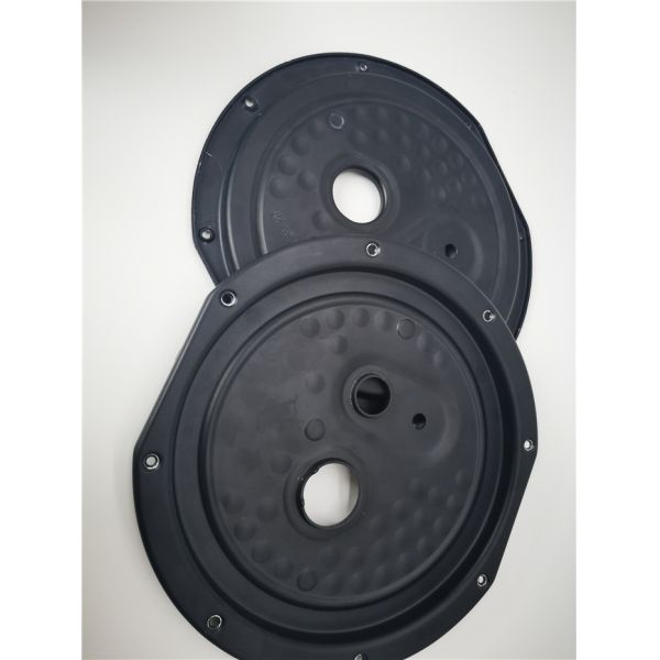 Aluminum Electric Cooker Heating Baseplate Metal Stamping Parts With Black Powder Painting