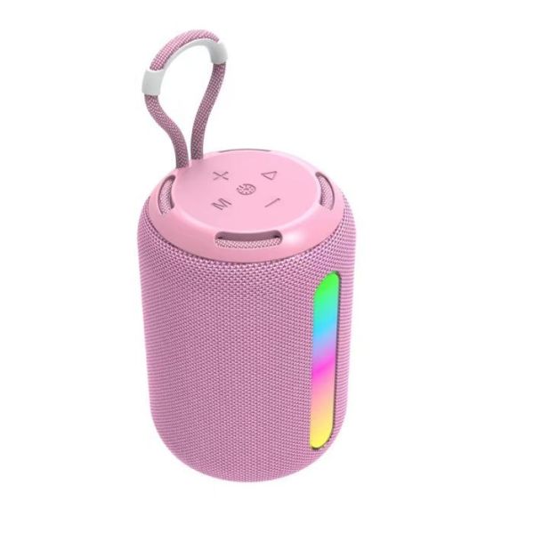 Colorful Wireless Speaker Multi Connection Bluetooth Speaker With RGB Light / Detachable Strap