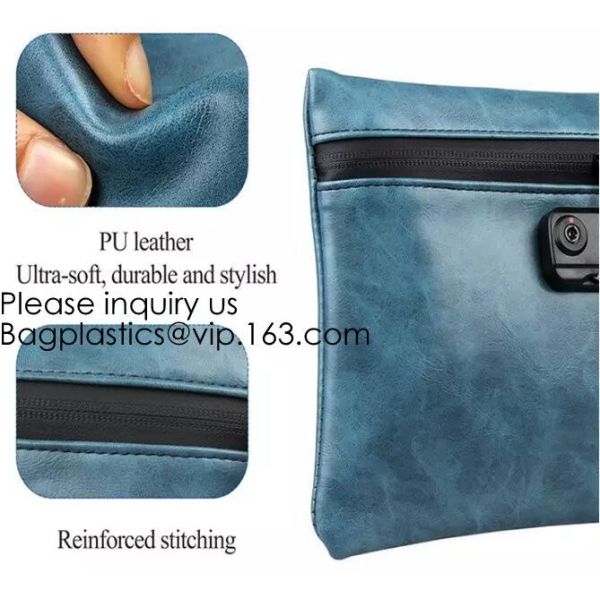 Activated Carbon Lined Odor Small Smell Proof Bag For Weed With Waterproof Zipper,Smellproof Pouch Stylish Secire Lock B