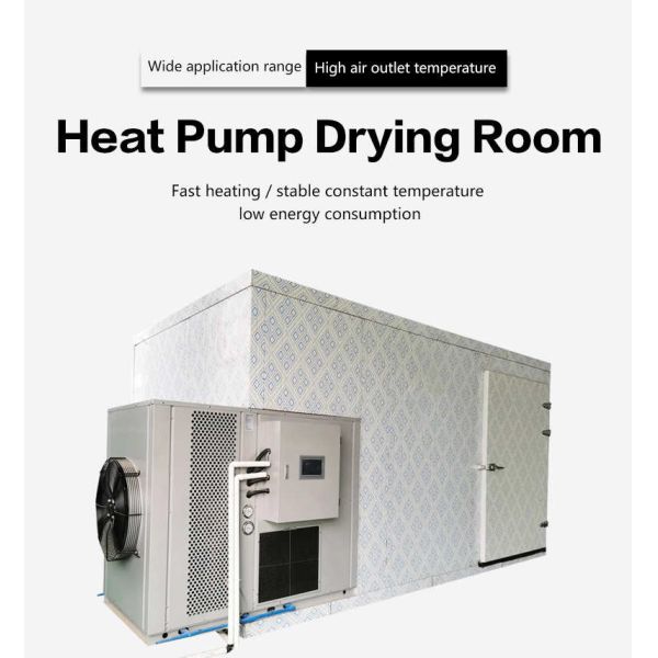 Máquina de secado de frutas y verduras con bomba de calor