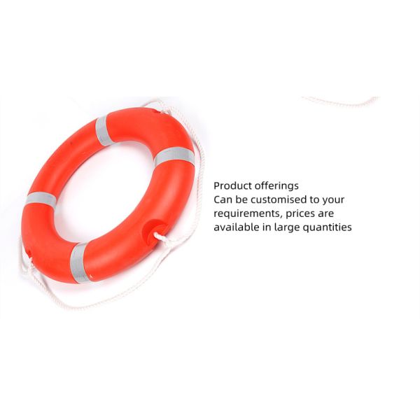 2.5Kg Polyethylene Foam Adult Swimming Ring Lifebuoy Orange Red