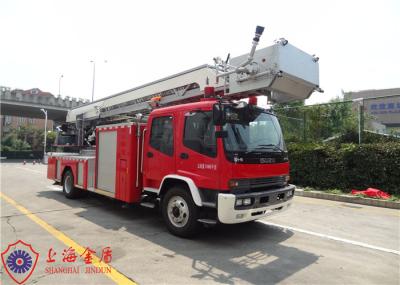 30 Meters Working Height Aerial Ladder Fire Truck ISUZU Chassis With 200L Fuel Tank