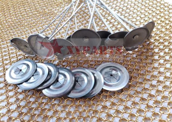 Metal do gancho da proteção contra incêndios que ata âncoras para a linha de vapor da isolação da cobertura do reparo