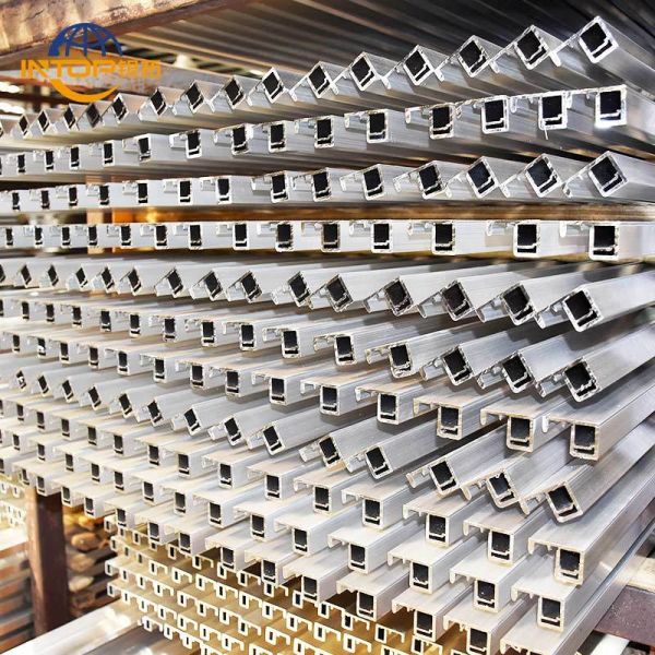 Electrophoresis Transfer Wood Grain Aluminum Profile for Indoor Use - 6063-T5 Alloy Window and Door Profile