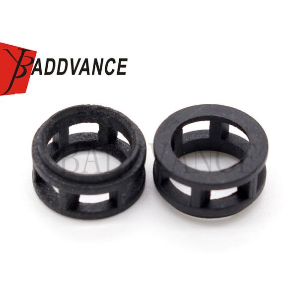 Round Plastic Fuel Injector Spacers Kits Black Color Lightweight 12 Month Warranty