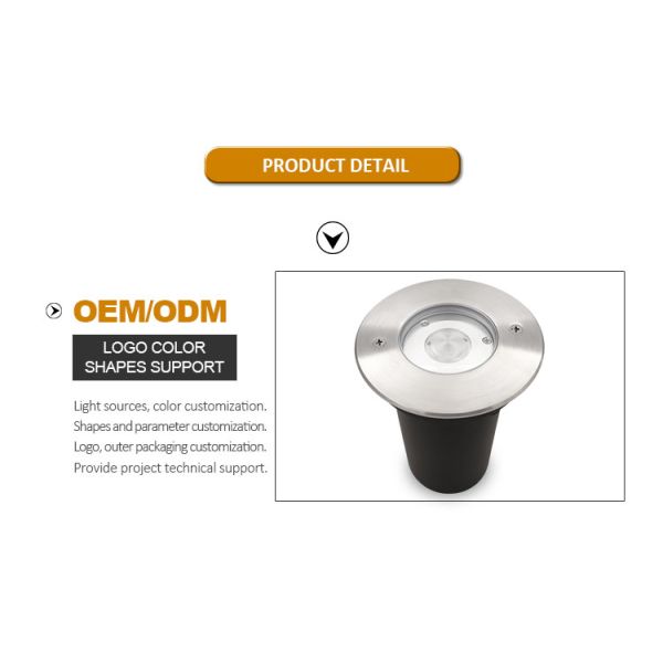 6 Вт наружное светодиодное подземное освещение IP67 12 Вт постоянного тока низкое напряжение подземное освещение