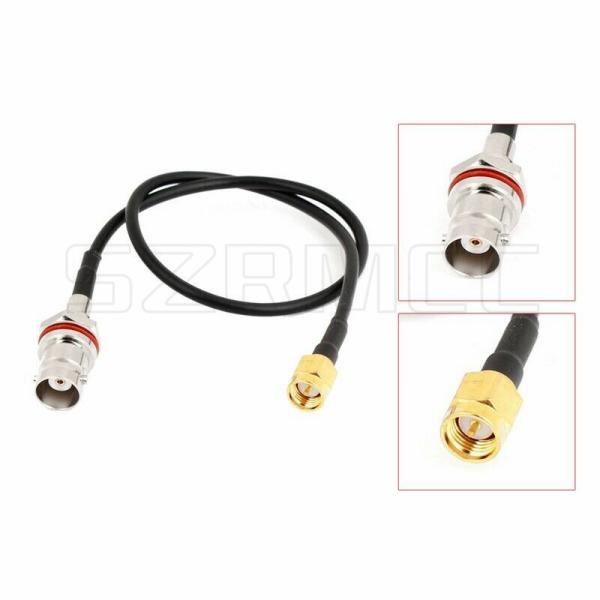 Ultra Thin Pigtail Coax Antenna Cable SMA Male Plug to BNC Female Jack
