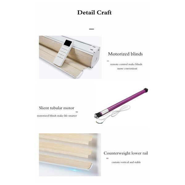 Привод шторки ролика умного мотора Wifi 35MM трубчатого автоматический для шторок занавеса