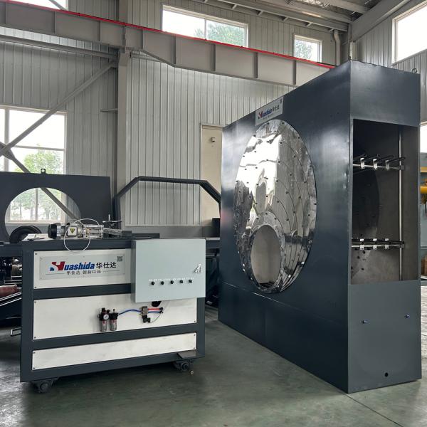 High-Efficiency Single Screw Extruder with Barrier and Mixing Head 3LPE Coating Pipe Production Line