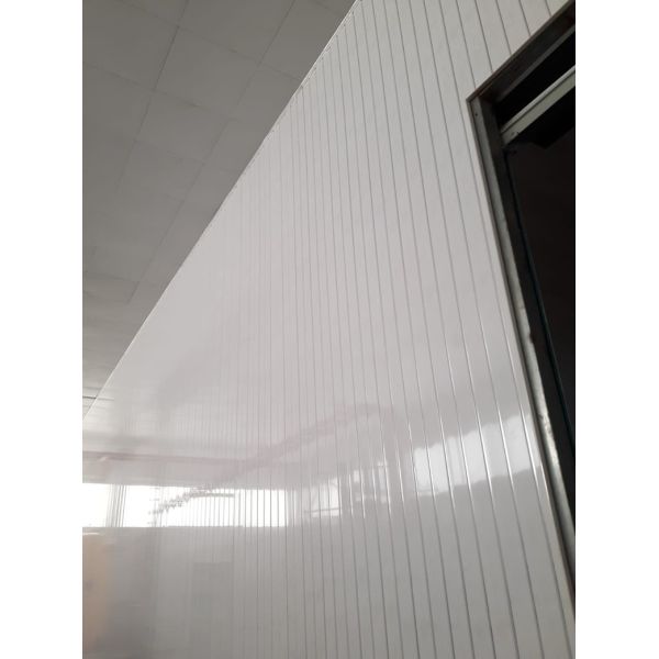 200 panneaux de revêtement en bois artistiques intérieurs de PVC du × 5.95M pour l'épaisseur du restaurant 8