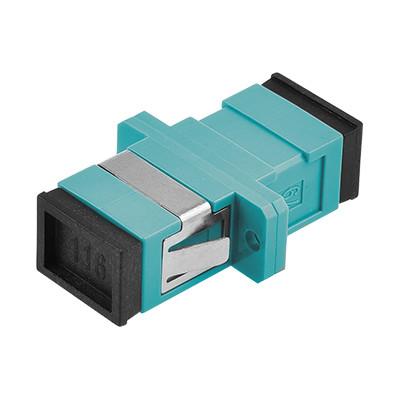 Adaptador de soldagem SC OM3 SX com flange adaptador/acoplador de fibra óptica