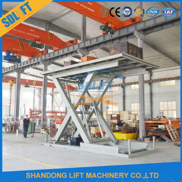 Automotive Hydraulic Scissor Lift For Basement Garage Parking 1 Or 2 Cars