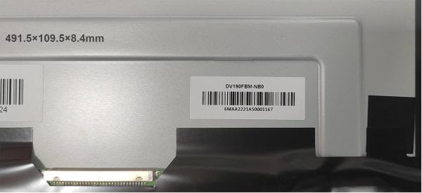19 Inch 1920x360 Bar Type Tft With Lvds Interface 30 Pins 300 Nits