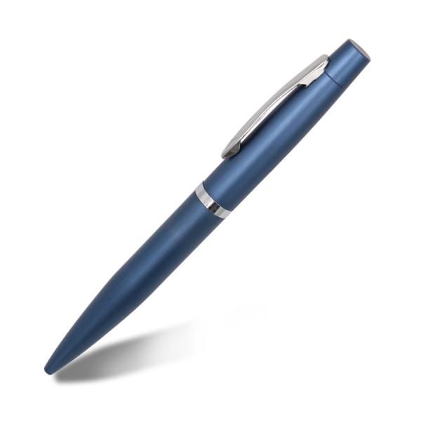 School Office Metal Twist Ballpoint Pen 1.0mm Fluent Writing Continuous Ink Ball Pen