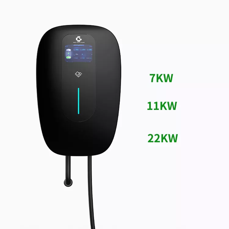 OCPP 1.6 Smart Home EV Charger IEC 62196-2 AC 7KW 32A Синий Оранжевый Фиолетовый