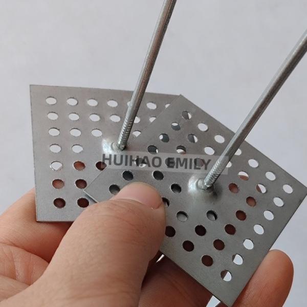 Perforated Base Insulation Hanger Ventilation 2-1/2 Insulation Fastener Pins