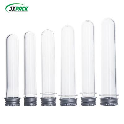 40ml 55ml 60ml Plastic Preform Recyclable Plastic Test Tube With Aluminum Cap