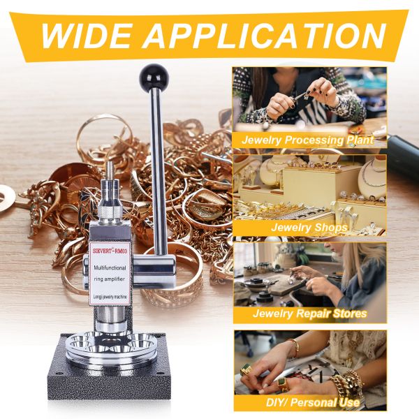 Tooltos Black Single Handle Ring Stretcher And Reducer для ремонта / изготовления ювелирных изделий